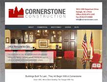 Tablet Screenshot of cornerstonenc.com