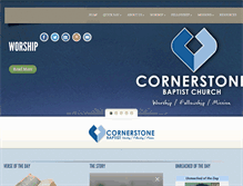 Tablet Screenshot of cornerstonenc.org